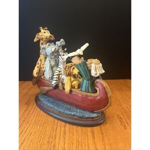 David Frykman Figurine "The Oldest Sailor" 1998 DF3505 Noah in Canoe